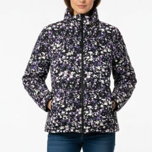 The North Face NWOT Black Multicolored ThermoBall Puffer Jacket Size M